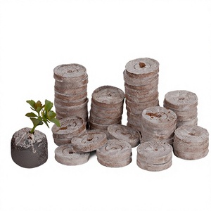 Discos de Fibra de Coco para Germinación, Turba de Coco Natural Comprimida, Medio de Cultivo para Propagación de Plantas - Product Image 1