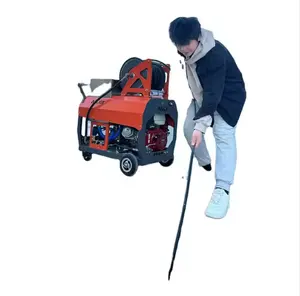 AMJET-4000 psi 5gpm cleaning machine GX390 engine professional sewage pipe and sewer cleaning
