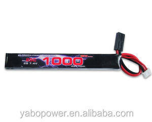 7,4 v 25c 2 s 1000 mah lipo battery for airsoft/gun/rc model/hobby - Product Image 1