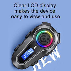 Phổ biến nhất Mic tự động trả lời cuộc gọi 25 giờ âm nhạc chơi FM Radio <span class=keywords><strong>intercom</strong></span> xe máy Mũ bảo hiểm không dây v5.3 Tai nghe Bluetooth - Product Image 3