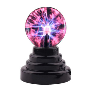 Lámpara de bola de Plasma mágica de cristal, globo eléctrico, luz estática con Sensor táctil, luces de mesa, luz nocturna esférica, regalo para niños - Product Image 5