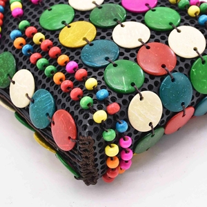 Sac à main en bois de fleurs de couleur radon coloré à la mode pour femmes Portefeuilles pour femmes, sacs bandoulière, sacs pour téléphone portable - Product Image 5