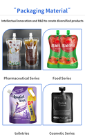 Machine de remplissage et de scellage rotative automatique multi-stations pour sachets à bec verseur Doypack, pour purée de fruits pour bébés et confiture de myrtilles, qualité alimentaire