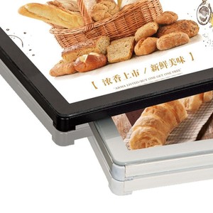 Custom <strong>Menu</strong> <strong>LED</strong> Light Box Hanging Ultra-thin Aluminum Frame Advertising Poster Restaurant Shop <strong>Menu</strong> Board - Product Image 2