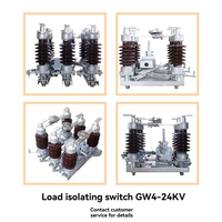 Interruptor Aislante de Alta Tensión Lingc GW4-24/630A 1250A 3 Polos 50/60Hz Exterior 24KV