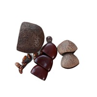 Natuurlijke zaadshell rammelaar tas hangende handgemaakte windgong geluid helende bel plant fruit hanger rugzak auto ornament