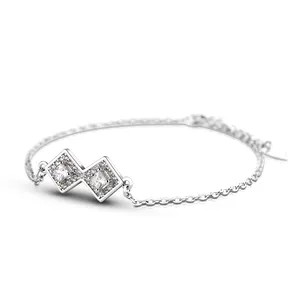 Роскошный Лидер продаж новый дизайн браслет из стерлингового серебра персонализированный милый браслет с Шармами