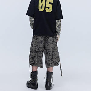 <span class=keywords><strong>กางเกง</strong></span><span class=keywords><strong>ลาย</strong></span>พรางแบบทหาร <span class=keywords><strong>กางเกง</strong></span>ลำลองทรงหลวมสไตล์เวิร์คแวร์ <span class=keywords><strong>กางเกง</strong></span>สตรีทแวร์ <span class=keywords><strong>กางเกง</strong></span>ขาสั้นทรงครอป <span class=keywords><strong>กางเกง</strong></span>ขาสั้นฤดูร้อน - Product Image 2