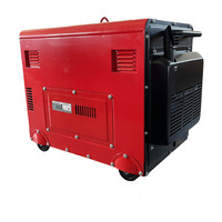 220V 230V 240V 380V AC Einphasiger Diesel-Inverter-Generator 6,5-7KW Tragbarer Leiser Generator