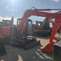 Mini-excavatrice Hitachi ZX70 d'occasion de 7 tonnes haute performance, prête à être expédiée, prix abordable, pour le monde entier