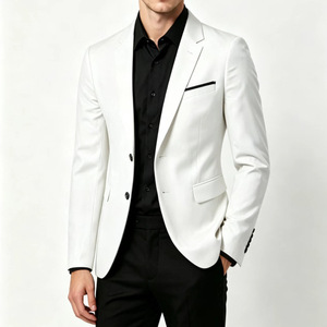 Chaqueta de traje <span class=keywords><strong>Omei</strong></span> de doble botonadura, ligera, informal de negocios, sin elasticidad y antiarrugas - Product Image 1