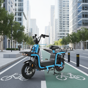 Motocicleta Eléctrica para Reparto de Paquetes, Cuadro Estable, Alta Capacidad de Carga, Bicicleta Eléctrica para Logística Urbana, Batería Extraíble - Product Image 1