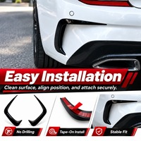 Accessoires de voiture pour BMW Série 3 G20 2019-2022 : Ailerons latéraux de pare-chocs arrière, garnitures de ventilation, ailerons de spoiler, décoration