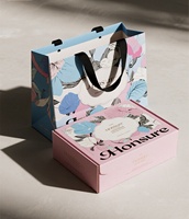 Boîte d'Expédition de Luxe Ondulée Rose avec Impression Numérique Logo Personnalisé pour Bijoux et Cadeaux