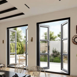 <span class=keywords><strong>Puerta</strong></span> abatible de aluminio moderna para entrada delantera o <span class=keywords><strong>patio</strong></span> Opciones de panel o vidrio completo Uso exterior de <span class=keywords><strong>puerta</strong></span> trasera residencial personalizada - Product Image 4