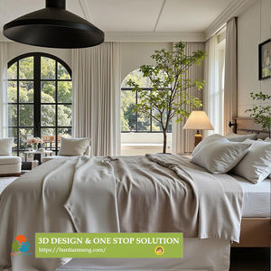 שירות עיצוב רהיטים פנימיים וחומרי בניין של הספק עבור הדמיית תלת מימד של תוכניות קומת בנייה - Product Image 3