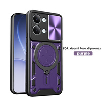 Étui de téléphone magnétique anti-chute Lichicase deux-en-un à quatre coins pour Redmi 15A A7 Pro Turbo 5 Max, coque de protection