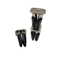 Clips désodorisants 4 pieds en métal et plastique pour grille d'aération de voiture - Support pour diffuseur de parfum et huile sans électricité