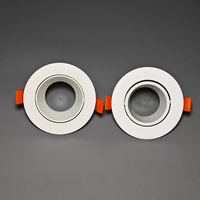Spot en plastique pour PC Cob 5w 7w Downlight Mr16 Gu10 Frame