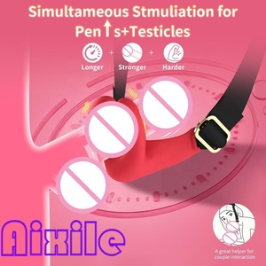 Vibratore per Pene con Fascia Regolabile, Giocattolo Sessuale Orale, Stimolatore Clitorideo e del Capezzolo, Anello Vibrante per Pene, Giocattolo Sessuale per Donne - Product Image 3