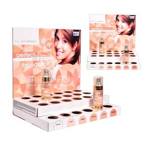 กล่องโชว์สินค้าแบบตั้งโต๊ะสำหรับยาทาเล็บและเครื่องสำอาง ทำจากกระดาษแข็งรีไซเคิล เป็นมิตรกับสิ่งแวดล้อม รับทำตามแบบ พร้อมโลโก้และขนาดตามสั่ง - Product Image 2