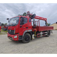 Grue montée sur camion Foton 4*2 de 10 tonnes avec couverture de flèche étendue