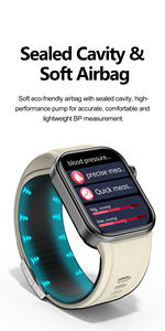 Montre connectée S191 avec pompe à air, écran AMOLED 410x502, fonction SOS et détection de chute - Product Image 4