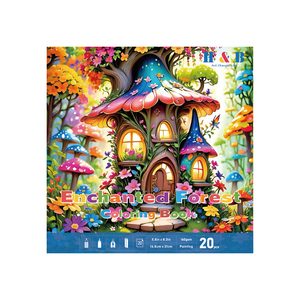 Mềm Bìa Tùy Chỉnh Trẻ Em & Người Lớn Kawaii Động Vật Rừng Món Tráng Miệng Công Chúa Sơn Màu Nước Giấy Màu Sách Với Dây Ràng Buộc - Product Image 3