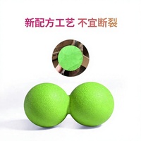 Pelota de Masaje Fascial Verde, Rodillo de Terapia de Puntos de Presión para Liberación Miofascial y Recuperación Física
