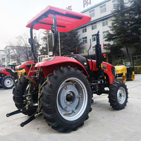 Tracteur agricole LUTONG 50HP 4x4 de haute qualité avec engrenages, attelage 3 points, pompe et composants essentiels pour une productivité élevée (également disponible en 60HP/90HP/120HP)