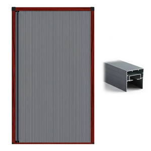 Mosquitera Moderna Plegable de Aluminio con Malla <span class=keywords><strong>Doble</strong></span> de Diamante Sin Perforaciones, Deslizante, Invisible y Telescópica para Hotel - Product Image 4