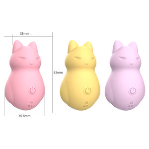 Şarj edilebilir Mini silikon tavşan Vibromasseur 12-Frequency klitoral masaj karikatür tasarım kadınlar için seks oyuncak - Product Image 1