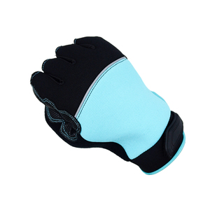 ถุงมือกีฬาครึ่งนิ้วระบายอากาศได้ครึ่งนิ้วสำหรับป้องกันแรงกระแทกในฤดูร้อนป้องกันการลื่นออกแบบตามต้องการ - Product Image 5