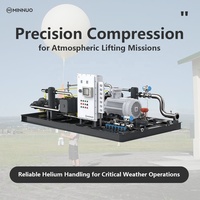 Compresor de helio de alta pureza para aplicaciones meteorológicas y aerostáticas