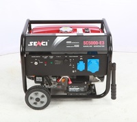 Generator Portabel Senci Daya Terukur 8kW 8.5kW Generator Bensin dengan AVR