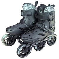 JINGYING-Patins à roues alignées pour adultes, patins à roues alignées, coque dure, noir, blanc, urbain
