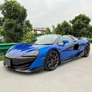 Upgrade 600LT Style Carbon Fiber Body Kits Front And Rear Bumper Wing And Hood For Mclaren 570/570s/540 Upgrade 600LT