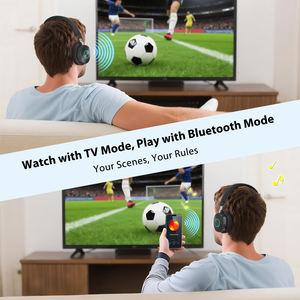 <span class=keywords><strong>Casque</strong></span> <span class=keywords><strong>TV</strong></span> sans Fil <span class=keywords><strong>TV</strong></span>-966 pour Regarder la Télévision Avec Émetteur Bluetooth 5.4 et Station de Charge, <span class=keywords><strong>Casque</strong></span> <span class=keywords><strong>TV</strong></span> Bluetooth Sans Latence de 50H - Product Image 2
