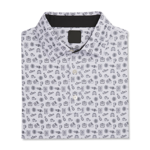 Camisas de Golf Formales Extra Grandes con Logotipo Personalizado OEM para Hombre, Secado Rápido, Manga Corta, Cuello Redondo - Product Image 2