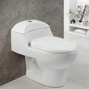 호텔용 현대식 화이트 세라믹 통합 화장실 아파트 제조업체 권장 강력한 사이펀 플러시 이중 플러시 연장 - Product Image 5