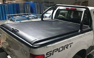 Pickup impermeable bloqueable Manual retráctil cama cubierta de aluminio rodillo tapa obturador Tonneau caja cubierta para jeep Gladiator <span class=keywords><strong>2025</strong></span> - Product Image 5