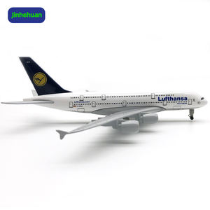 Aereo germania A380 scala 1/200 20cm Mini aereo volante per la raccolta di decorazione aereo modelli in metallo artigianato regalo - Product Image 2