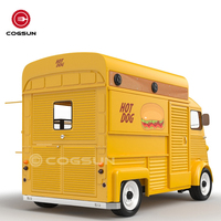 Camion de restauration rapide électrique, chariot de nourriture mobile, remorque, chariot de vente de hot-dogs, chariot de vente de glaces, restaurant mobile personnalisé à grande vitesse, 1600 kg