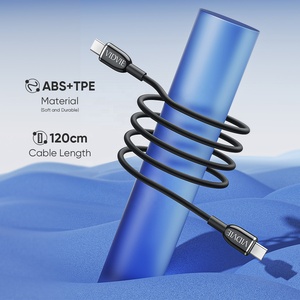 VIDVIE cao cấp TPE Type-C 3A PD 60W sạc nhanh <span class=keywords><strong>Android</strong></span> điện thoại di động 1.2M USB C để USB C Cáp truyền dữ liệu chargeur điện thoại - Product Image 3