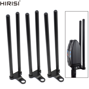 Alarmes de morsure pour la pêche à la <span class=keywords><strong>carpe</strong></span>, accessoires <span class=keywords><strong>en</strong></span> alliage d'aluminium, barres d'accrochage noires, système coupe-vent, matériel pour pêcher, 10 pièces - Product Image 1