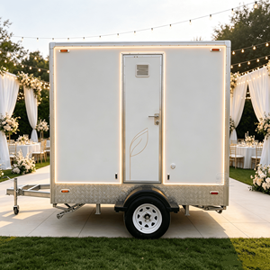 Remolque de Baño Portátil de Doble Puerta para Camping y Caravanas, Inodoro Portátil, WC Móvil, Baño Móvil - Product Image 1