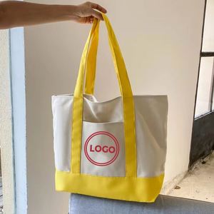 Sac fourre-tout en toile de coton uni, personnalisé avec logo DLBZ, écologique, promotionnel, résistant, pour les courses - Product Image 3