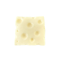 Jouet anti-stress en caoutchouc souple et compressible, texture transparente type bonbon malté, à rebond lent, en forme de fromage