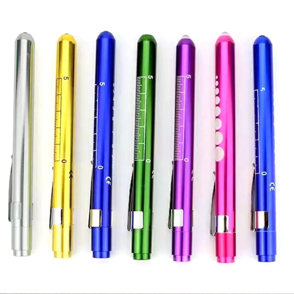 Kleurrijke Led Medische Pen Lampjes EHBO Werk Inspectie Zaklamp Zaklamp Arts Verpleegkundige Noodlamp Multifunctioneel