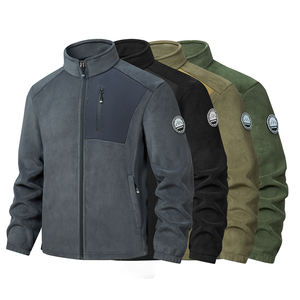 Veste de travail d'hiver pour hommes et femmes, doublée de velours, fermeture éclair, softshell, <span class=keywords><strong>pull</strong></span> à capuche - Product Image 6